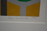 ANN MAKANDER. Gouache, signerad & daterad 1987.
