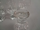 Diverse glas & skedar i nysilver. Bl.a 7 Vin/ölglas "Grape", Ann Wärff.