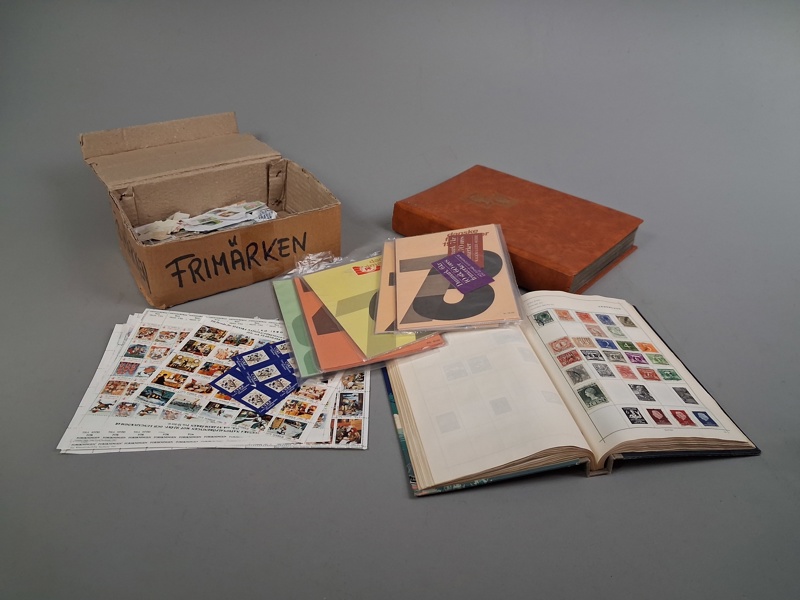 Diverse frimärken. stämplade m.m.