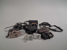 Diverse kameror. Bl.a Lumix, Sony, Yashica, Nikon, m.m.