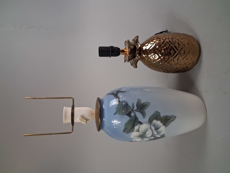 2 Bordslampor. Royal Copenhagen & K-Fab.