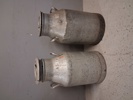 2 Mjölk kannor Aluminium.