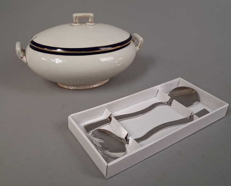 Soppterrin Rörstrand & trendiga salladsbestick.