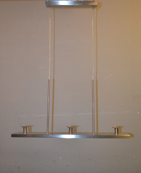 Taklampa. LampGustaf, 4 Ljuspunkter & 3 ljushållare.