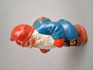 Tomte. Figurin, Terrakotta. Gräfenroda. stämplad.