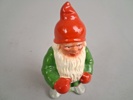 Tomte. Figurin, Terrakotta. Gräfenroda, ingen stämpel.