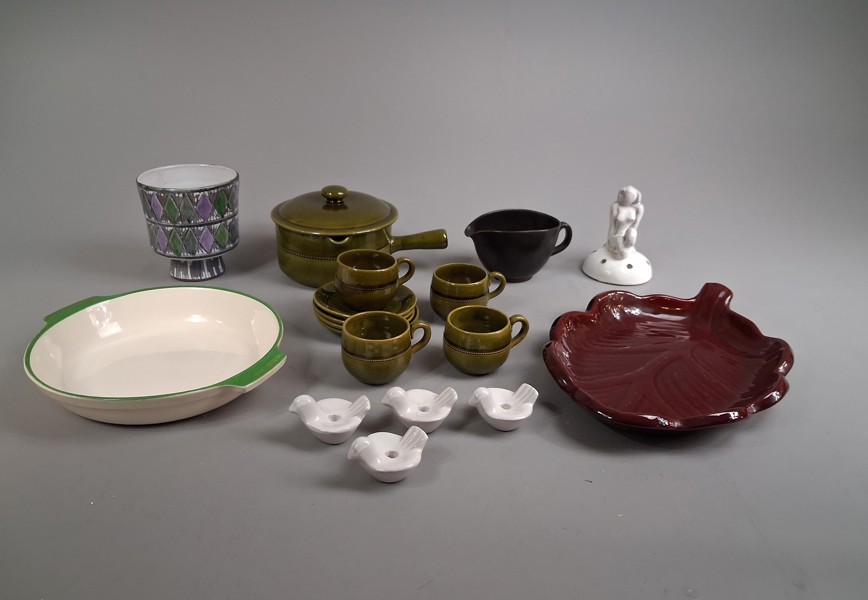 Diverse keramik. Bl.a Rörstrand, Höganäs, Laholm m.m.