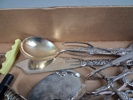 Diverse bestick m.m. Bl.a Nysilver.
