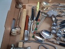 Diverse bestick m.m. Bl.a Nysilver.