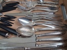 Diverse bestick m.m. Bl.a Nysilver.