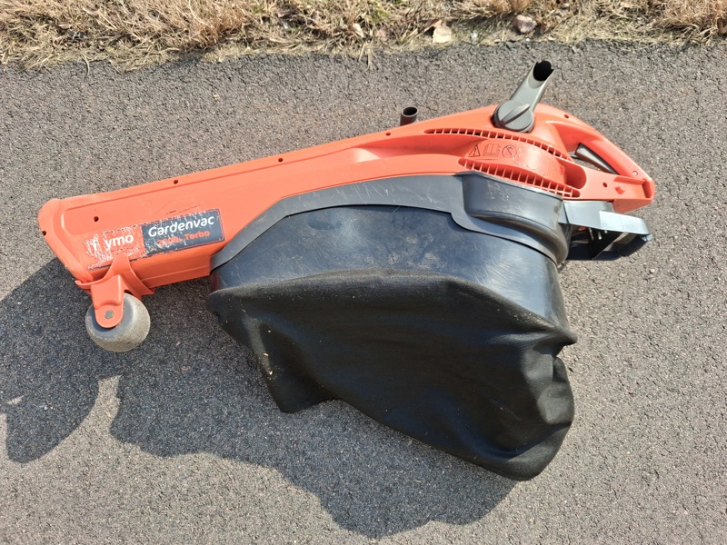 Lövblås/sug, Flymo Gardenvac, Electrolux, 2200W, Turbo.