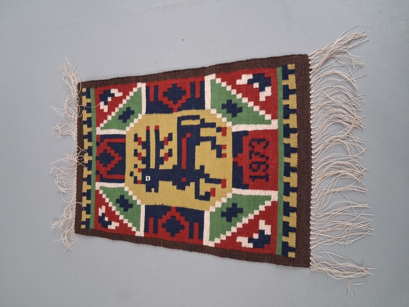 Flamskvävnad. Bonad, Flamsk. 1973.