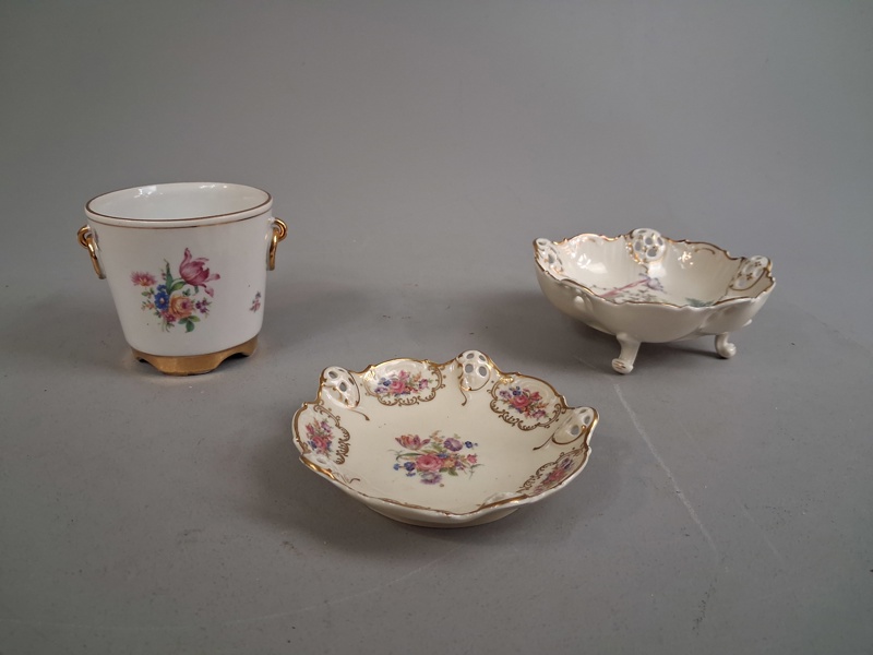 2 Skålar Rosenthal & Kruka/Ytterfoder.