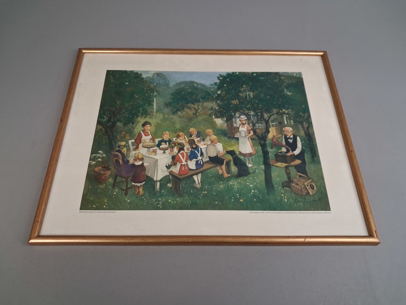 Tryck. Ove Persson. Bröderna Perssons affär, Simlångsdalen.