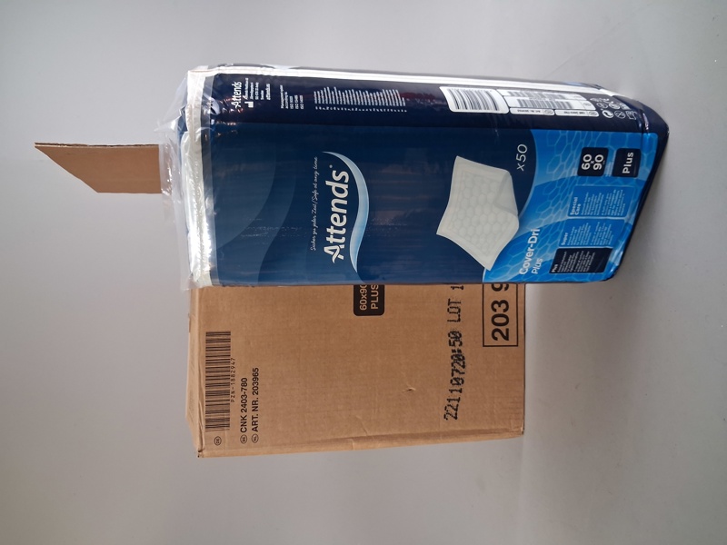 3 Förpackningar Inkontinensskydd, Attends Cover-Dri, 50-pack.