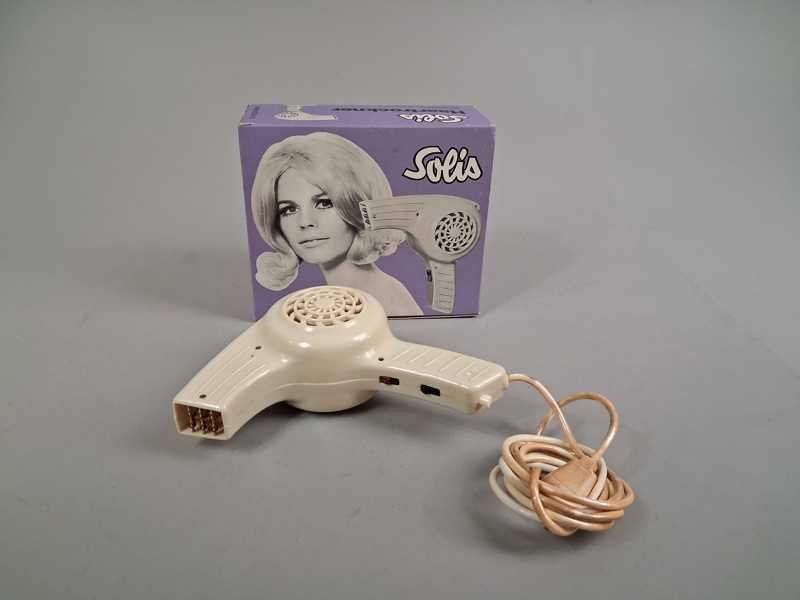 Solis hårtork. Vintage, Originallåda.
