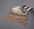 Diverse textil. Bl.a Virkat.