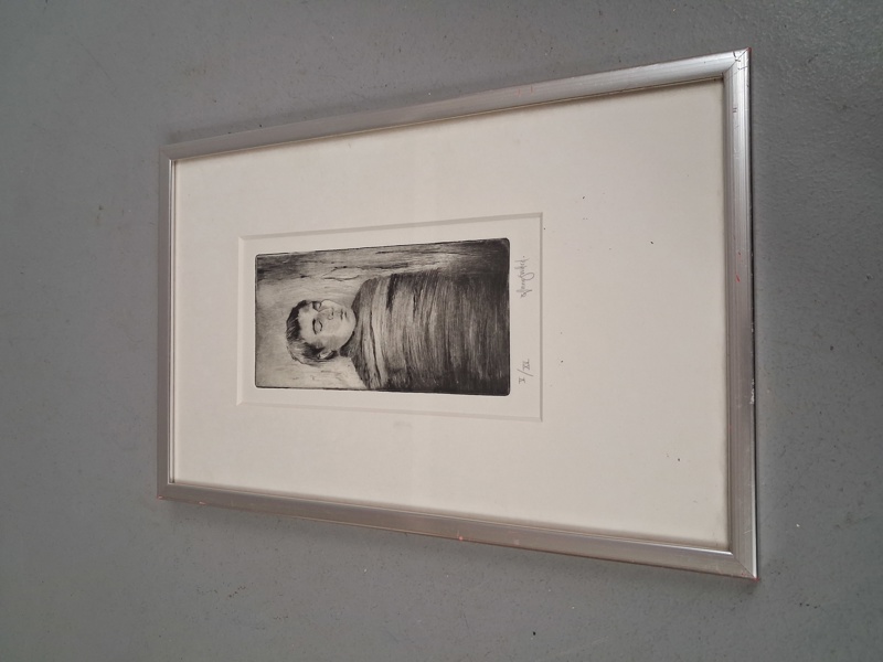 ANNE SWÄRD. Etsning, signerad.