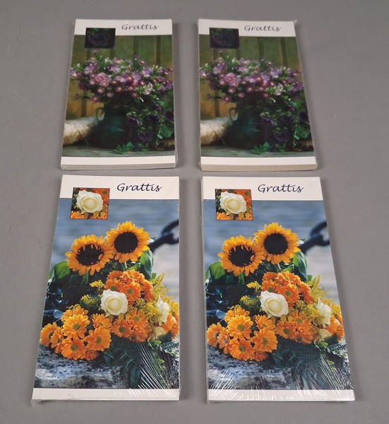 Vykort. Ca: 100 stycken. Grattis. Nya.