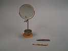 Rakspegel med hållare & 2 rakknivar.