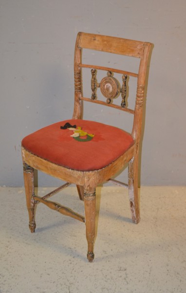 ANDERS ANDERSSON. Stol, senempire, Stekerd, Lindome, 1800-talet.