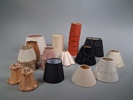 Diverse lampskärmar.