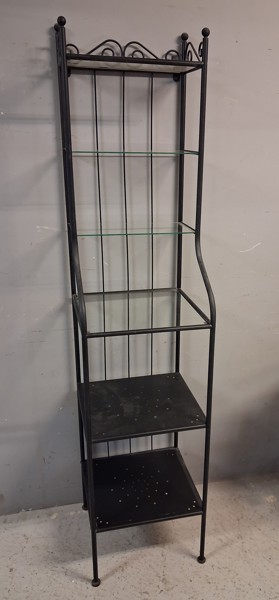 Hylla, "Rönnskär", IKEA, Metall & glas.