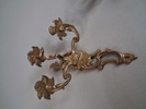 VÄGGAPPLIQUER. Ett par, Malm, Rokokostil, 1900-talet.