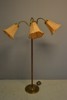 Golvlampa. 3-Ledbara armar, 1940-talet.