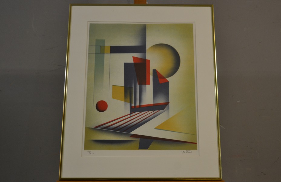 BO ÖRN. Färglitografi, signerad & numrerad 173/290.