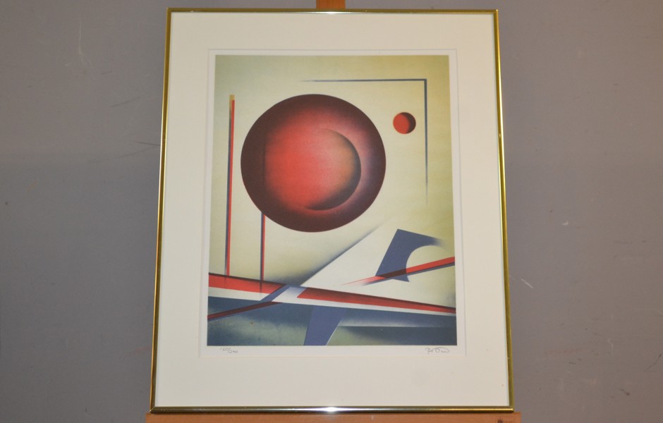 BO ÖRN. Färglitografi, signerad & numrerad 160/290.