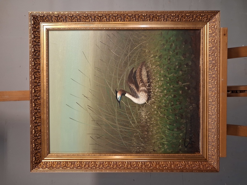 BENGT SPARRING. Olja på duk. signerad.