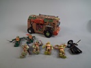 Ninja Turtles, bil & figurer.