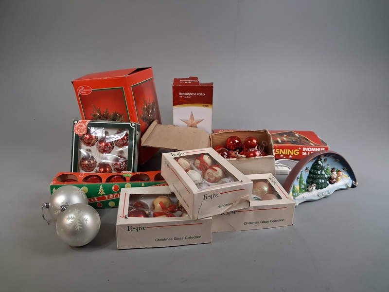 Diverse Julbelysning & julgranskulor.