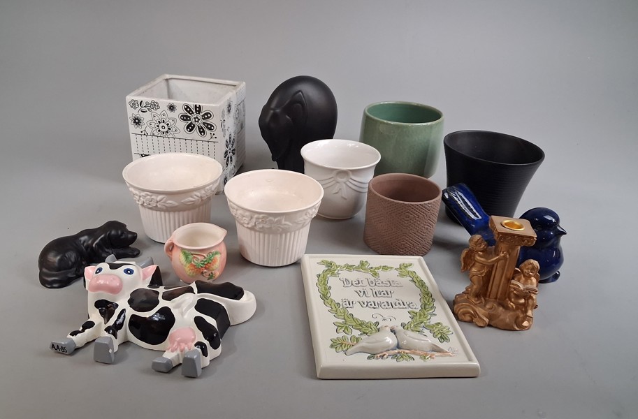 Diverse porslin & keramik.