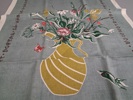 Diverse textil. Bl.a Britta Emanuelson Midsommar blomster & Krage, Hallandia. m.m.