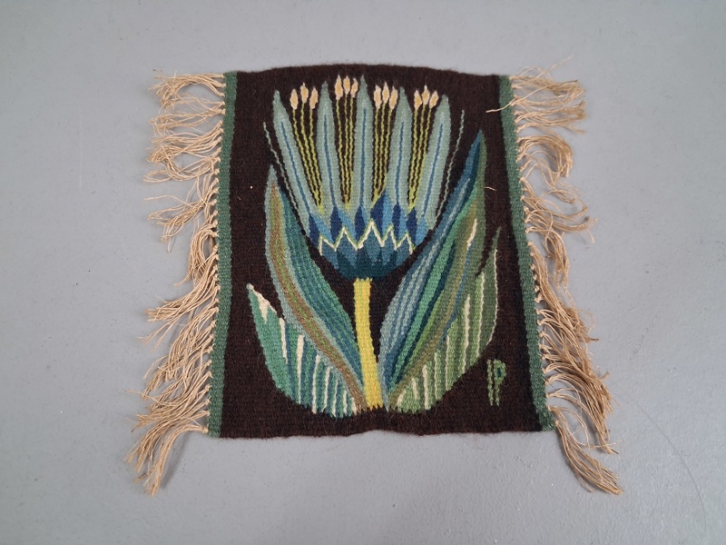 Flamskvävnad, Bonad, Flamsk. Signerad IP.