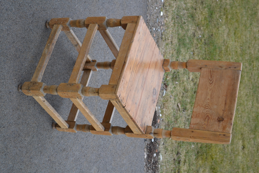 Stol. Allmoge, 1700/1800-talet.