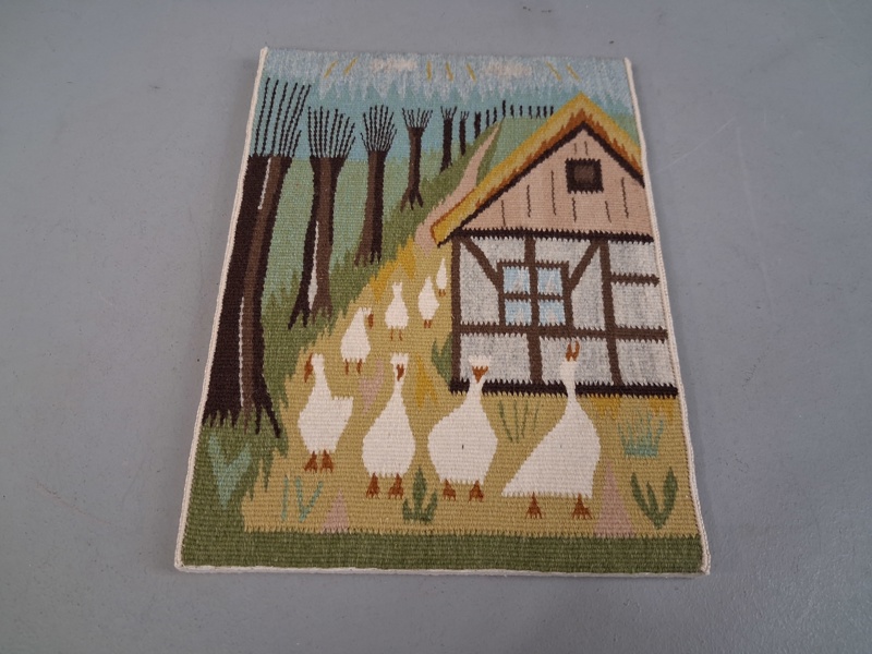 Flamskvävnad, Flamsk, Bonad, Flamskvävd.