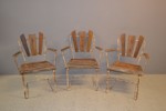 3 Trädgårdsstolar. "Syren", Pers Design, 1940/50-talet