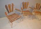 3 Trädgårdsstolar. "Syren", Pers Design, 1940/50-talet
