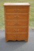 Äldre byrå. 5 Lådor.
