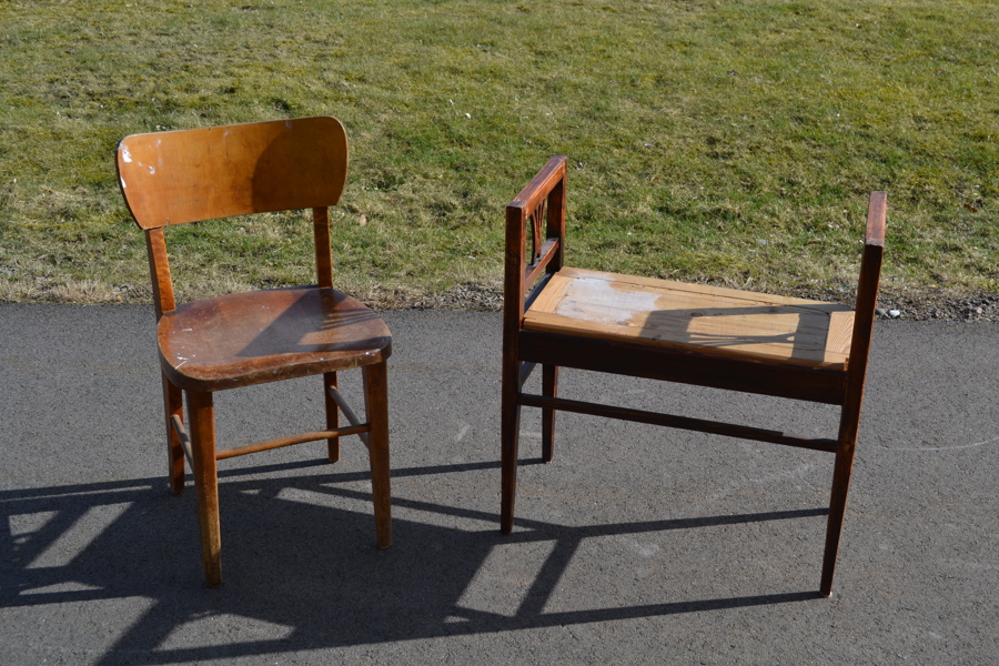 Taburett & stol. 1900-Talets första del.