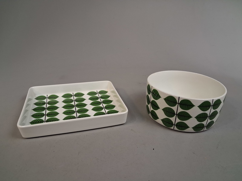 STIG LINDBERG. Fat & Skål, "Berså", Gustavsberg.