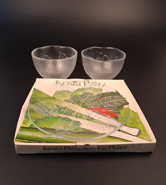 Fat. Kosta. "Party" med original kartong & 2 skålar.