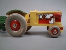 Traktor med släp, trä, Leksaksbil. Möjligtvis BRIO.