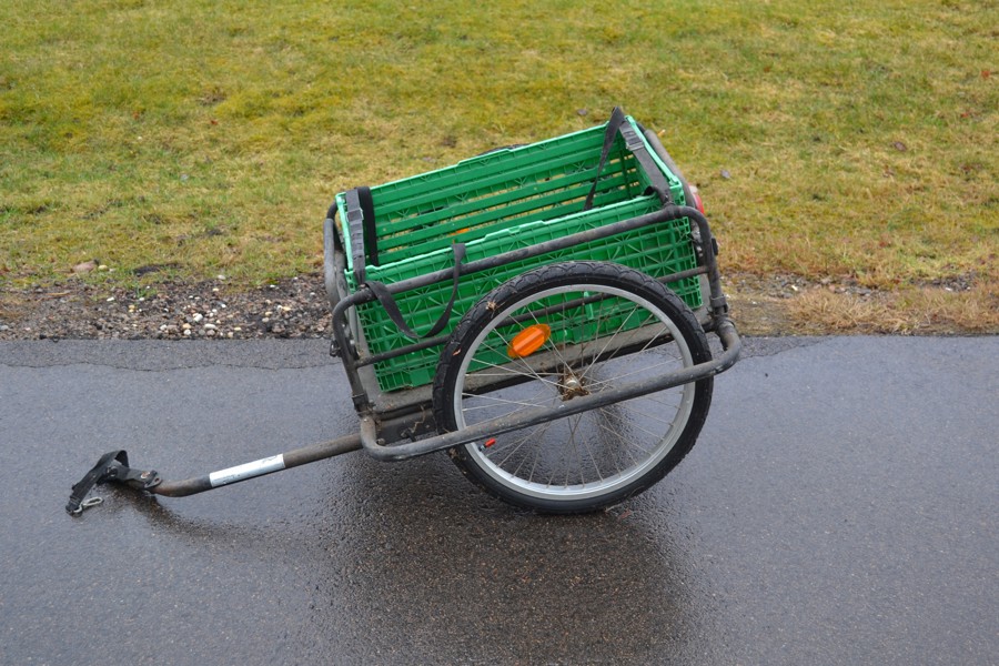 Cykelvagn.