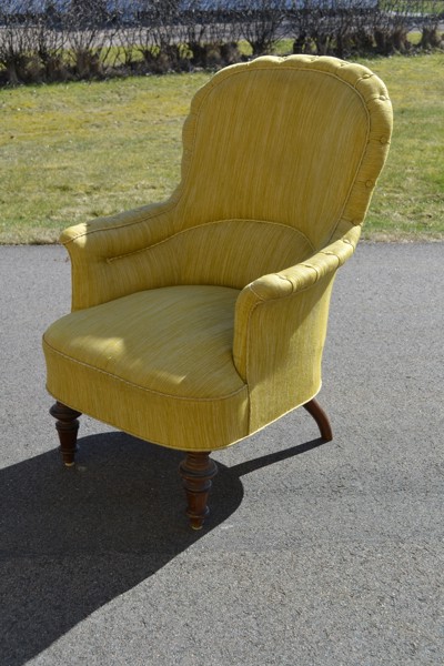 Fåtölj. Rokokostil, 1800/1900-talet.