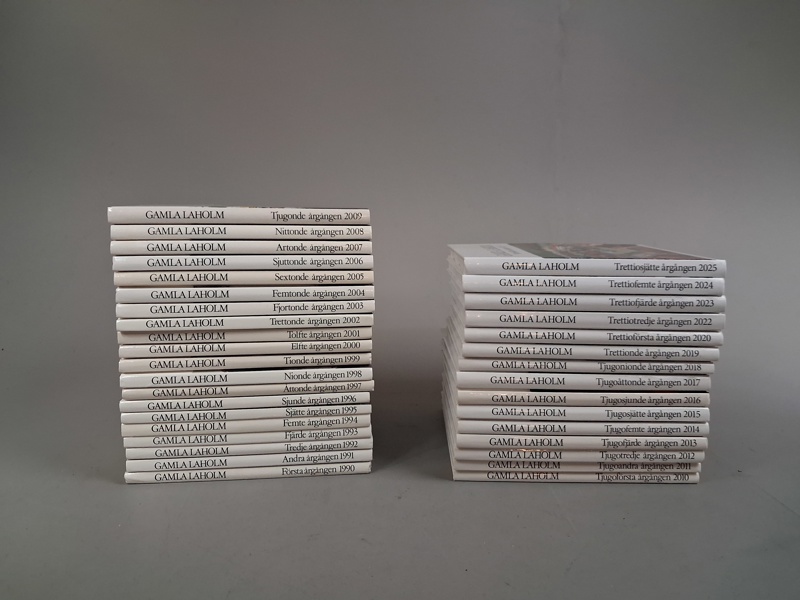 Gamla Laholm. Böcker. 1990-2025. (2021 SAKNAS).