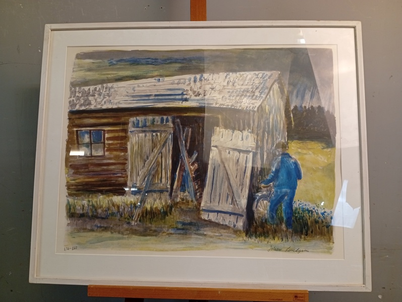 JOHAN LUNDGREN. Litografi, signerad & numrerad 236/260.